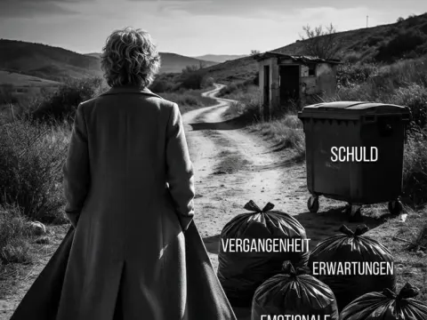Manchmal beginnt Freiheit , dort du loslässt
