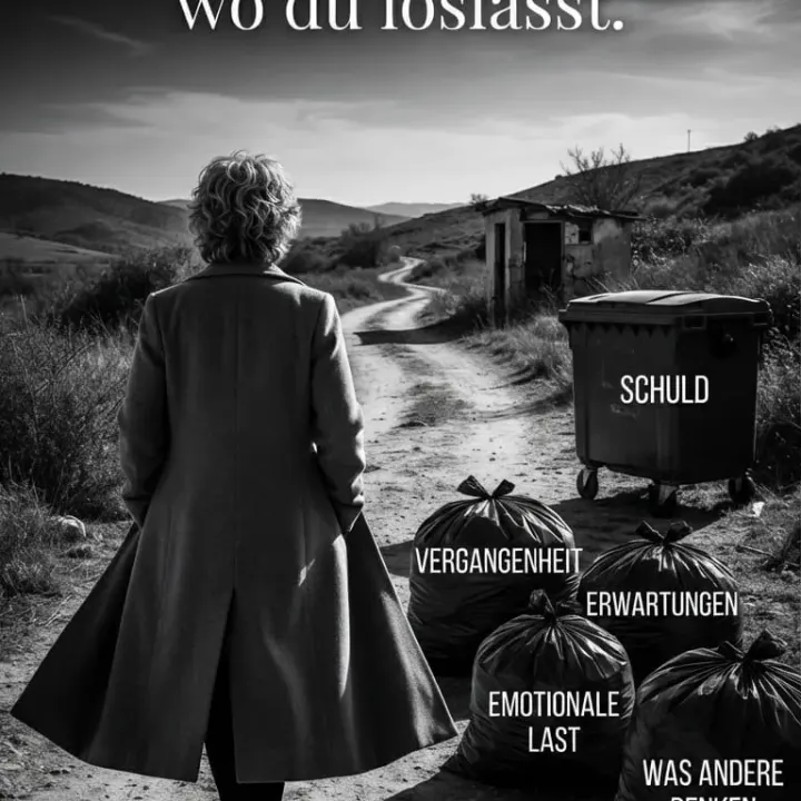 Manchmal beginnt Freiheit , dort du loslässt