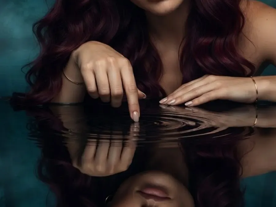 Enigmatic Reflection in a Mysterious Forest
