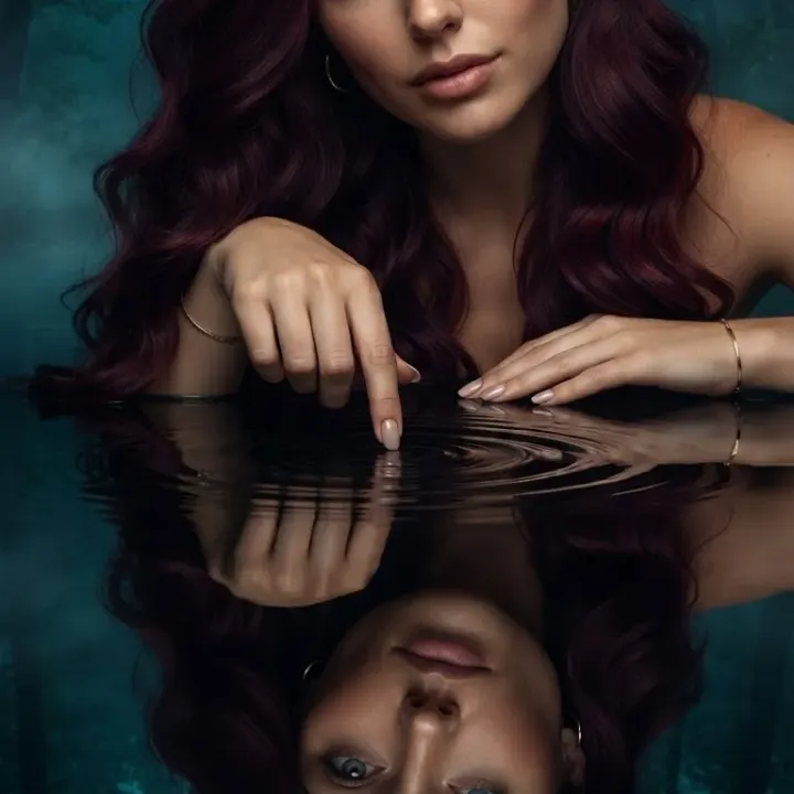 Enigmatic Reflection in a Mysterious Forest