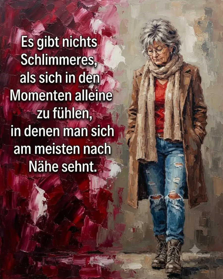 Allein in Momenten der Verletzlichkeit