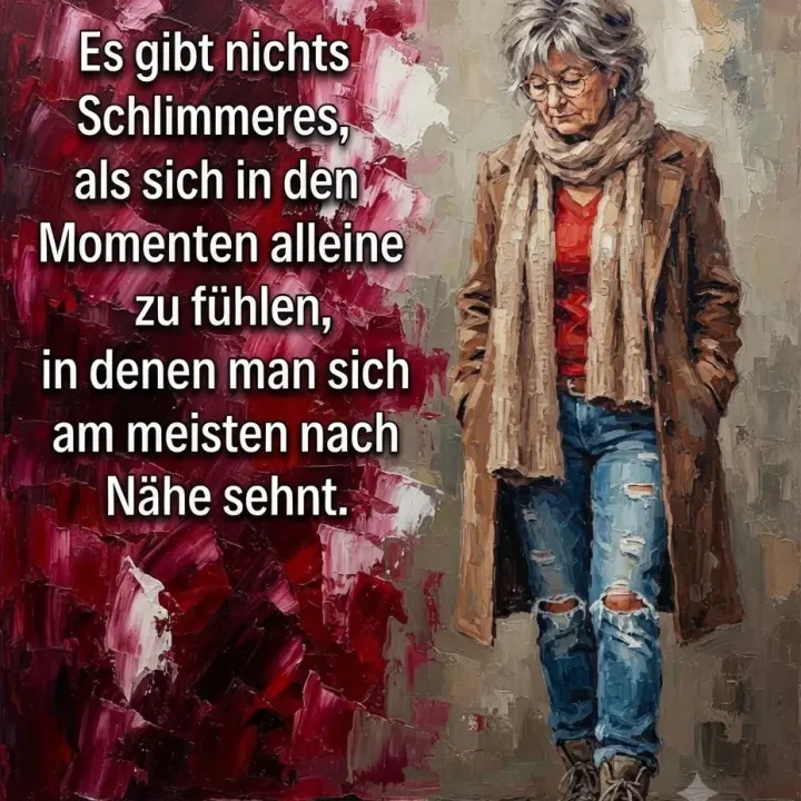 Allein in Momenten der Verletzlichkeit