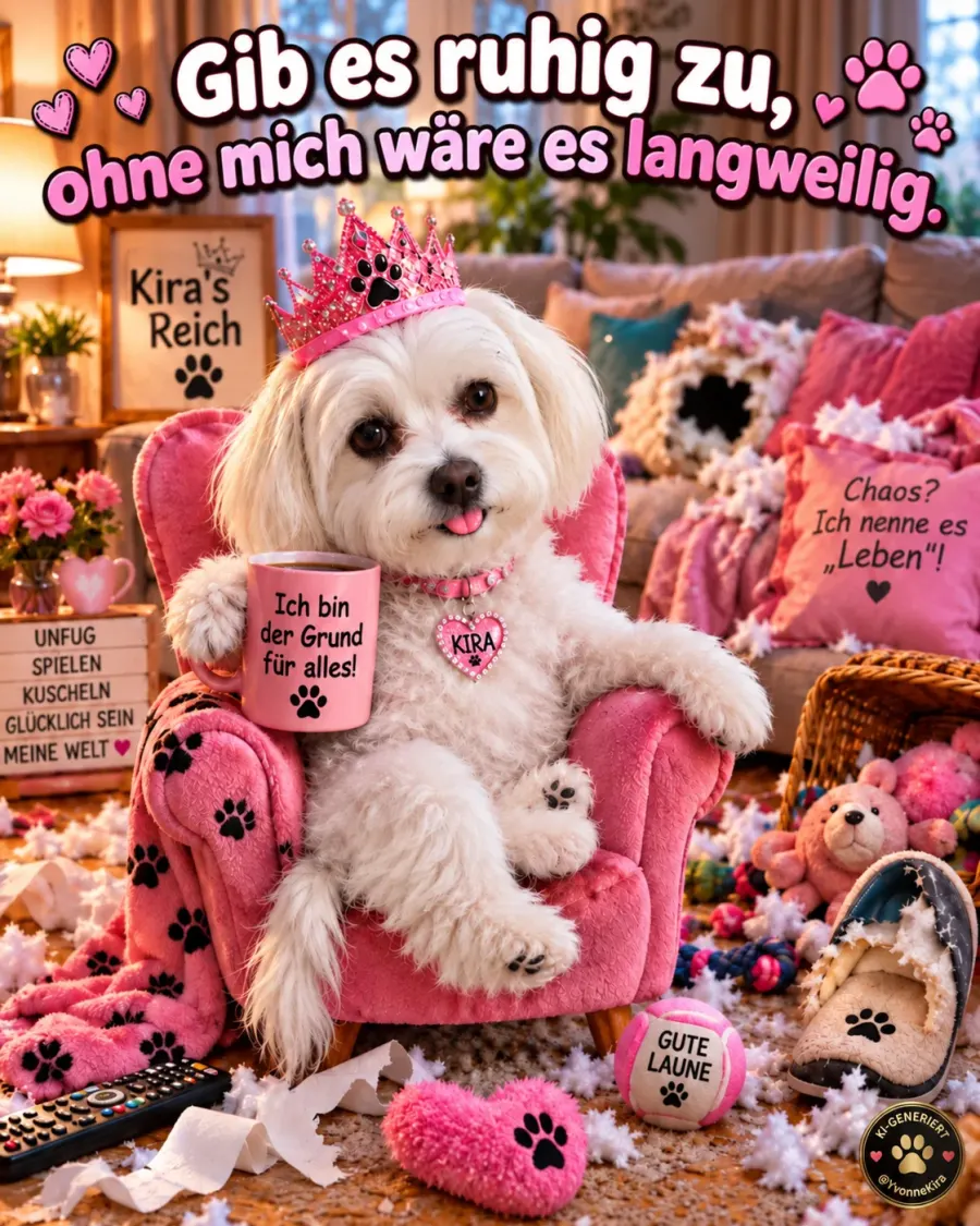 OHNE MICH WÄRE ES LANGWEILIG
