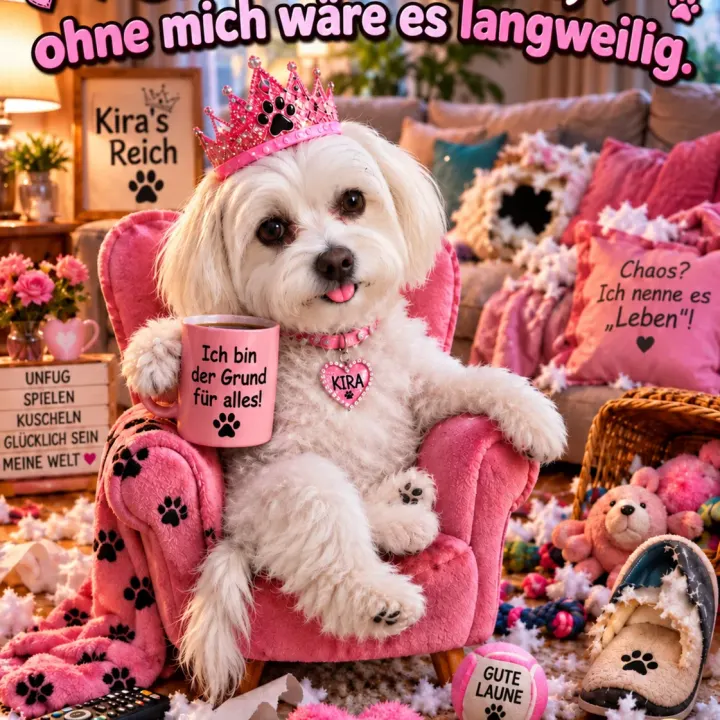 OHNE MICH WÄRE ES LANGWEILIG