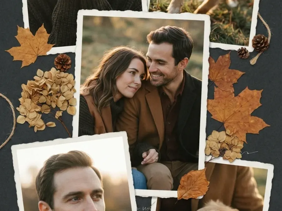 Herbstliche Collage