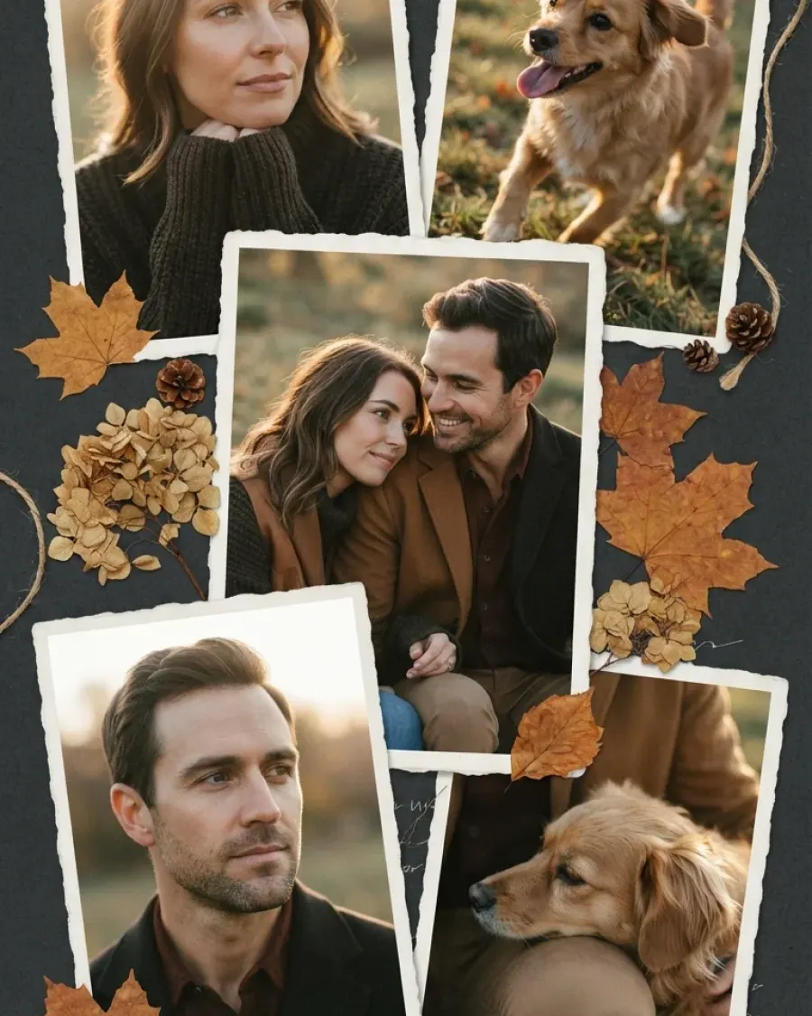 Herbstliche Collage