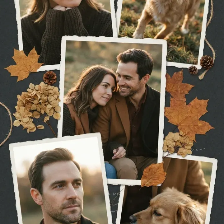 Herbstliche Collage