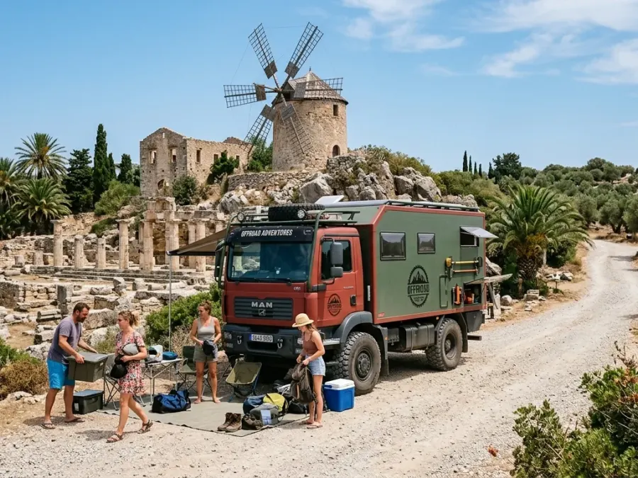 Wohnmobilreise im Mediterranen-Umfeld