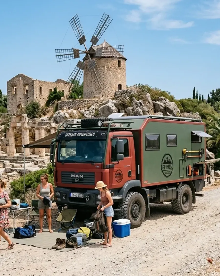 Wohnmobilreise im Mediterranen-Umfeld