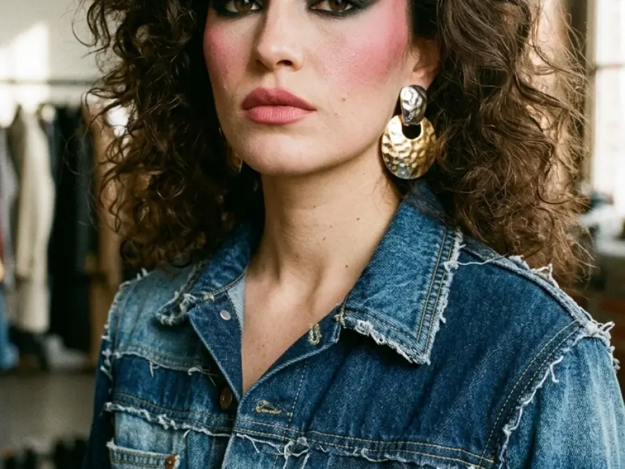 Fashion-Porträt aus xBeliebigen-Jahrzent (1980er)