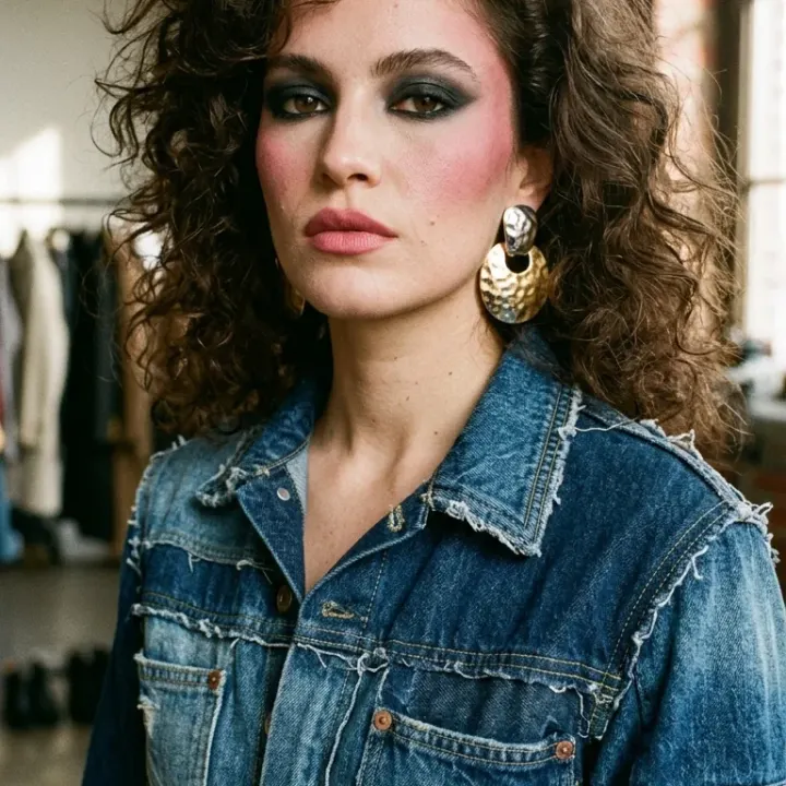 Fashion-Porträt aus xBeliebigen-Jahrzent (1980er)