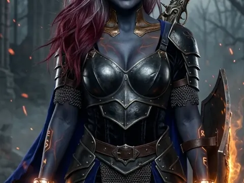The Obsidian Goddess — Blood and Circuits