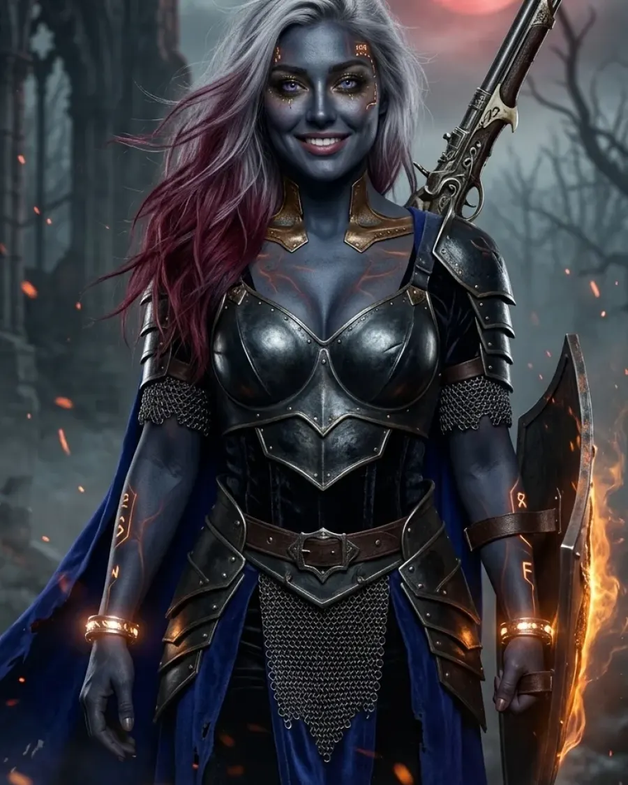 The Obsidian Goddess — Blood and Circuits