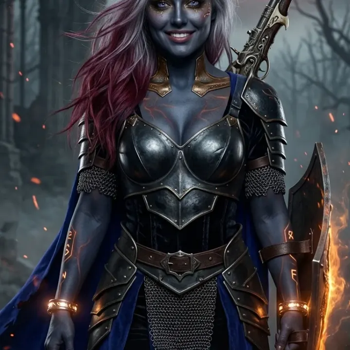 The Obsidian Goddess — Blood and Circuits