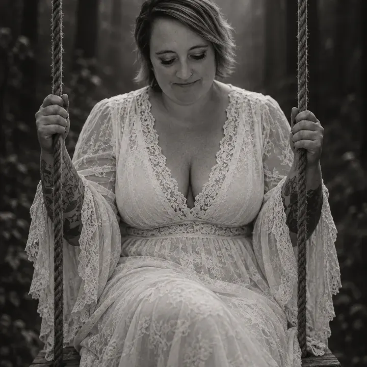 🖤🌲 „THE SILENT SWING“ – Universal Female Reference Prompt
