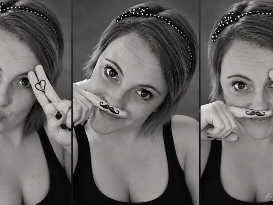 🖤✌️ „PLAYFUL TRIPTYCH“ – Universal Female Reference Prompt