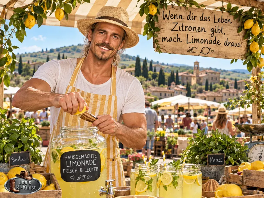 Wenn dir das Leben Zitronen gibt, mach Limonade draus