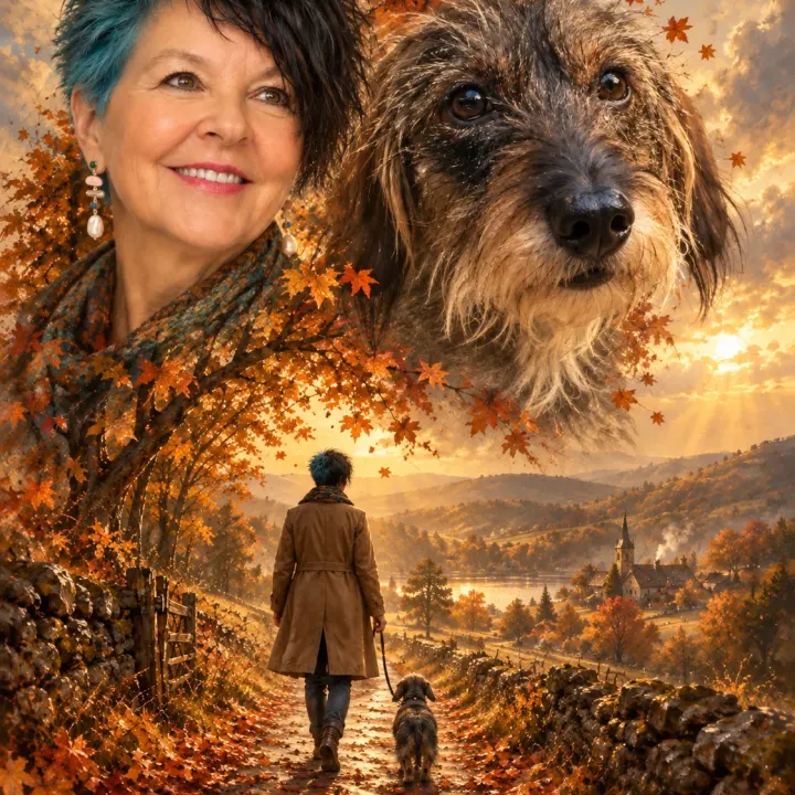 Doppelbelichtung Herbst