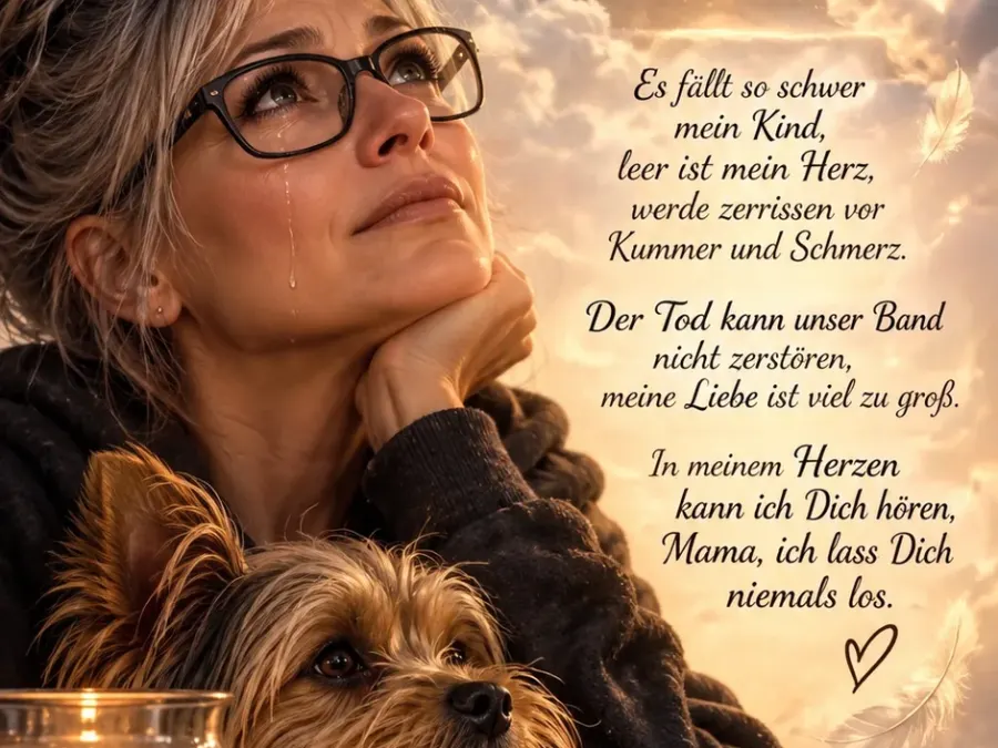 „Liebe, die der Tod nicht trennen kann 🖤🪶“