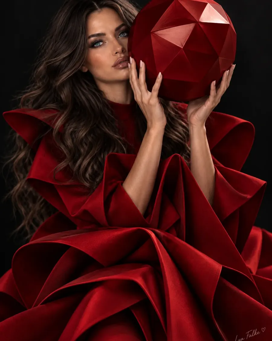 SCULPTED IN RED ❤️