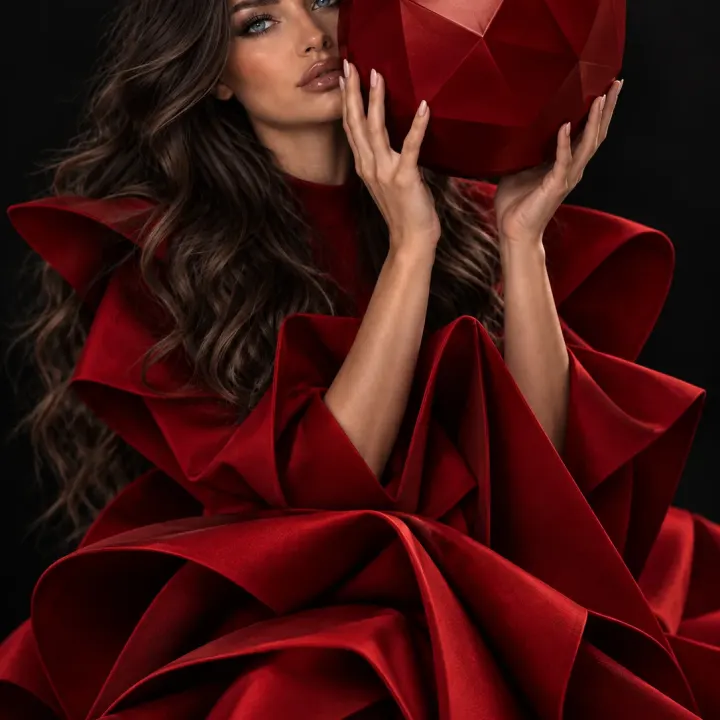SCULPTED IN RED ❤️
