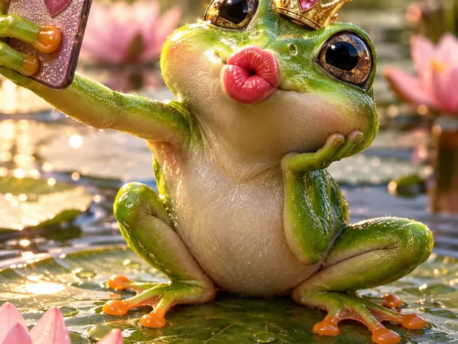Selfiefrosch
