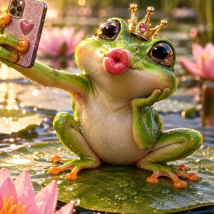 Selfiefrosch