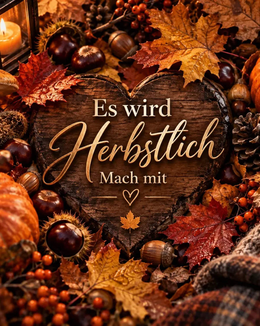 Es wird Herbstlich.. Mach mit und lass dich überraschen 🍂