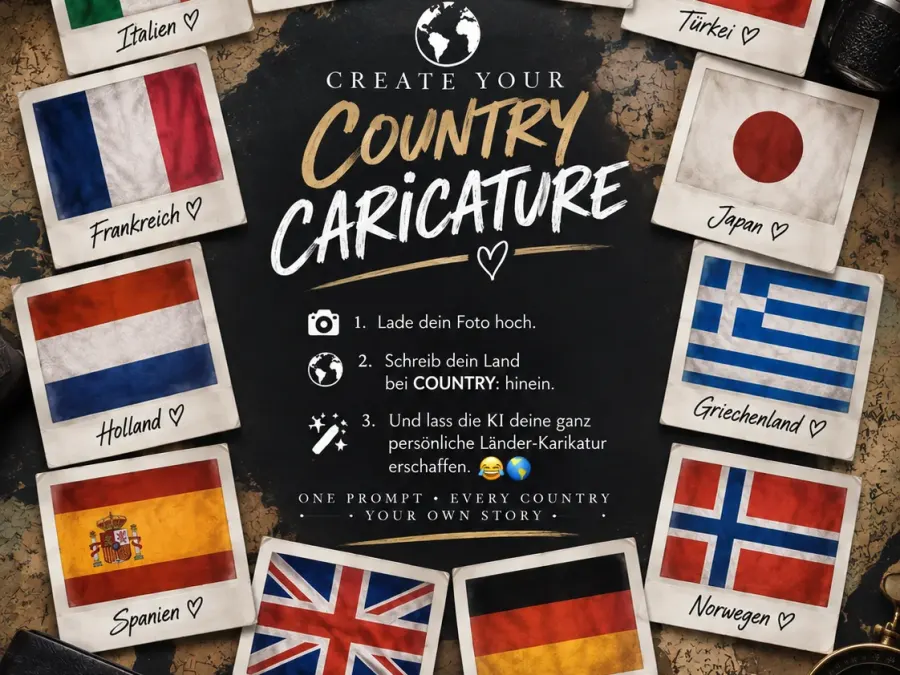 🌎CREATE YOUR COUNTRY CARICATURE