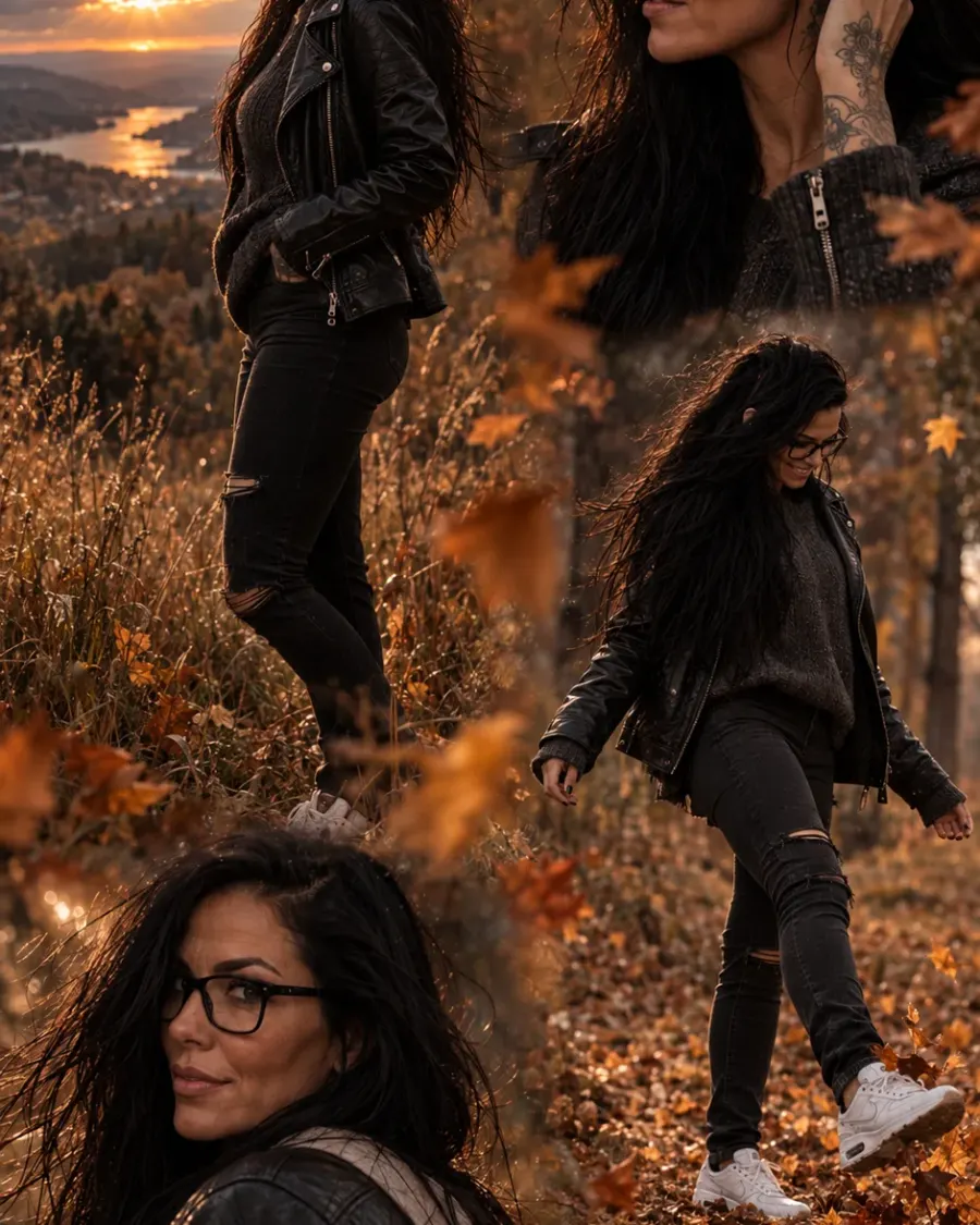 Herbst in mehreren Momenten