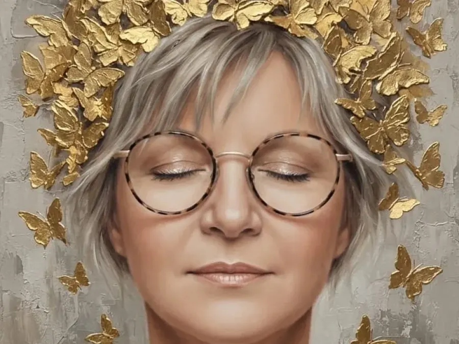 Innere Ruhe und goldene Flügel