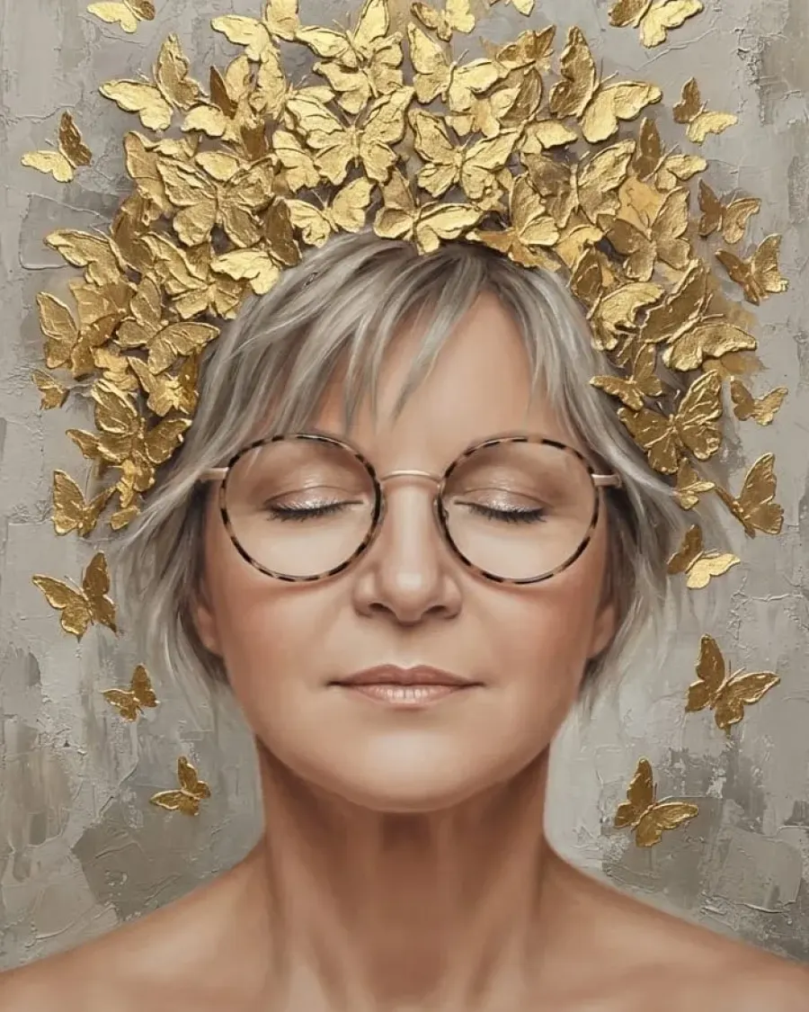 Innere Ruhe und goldene Flügel