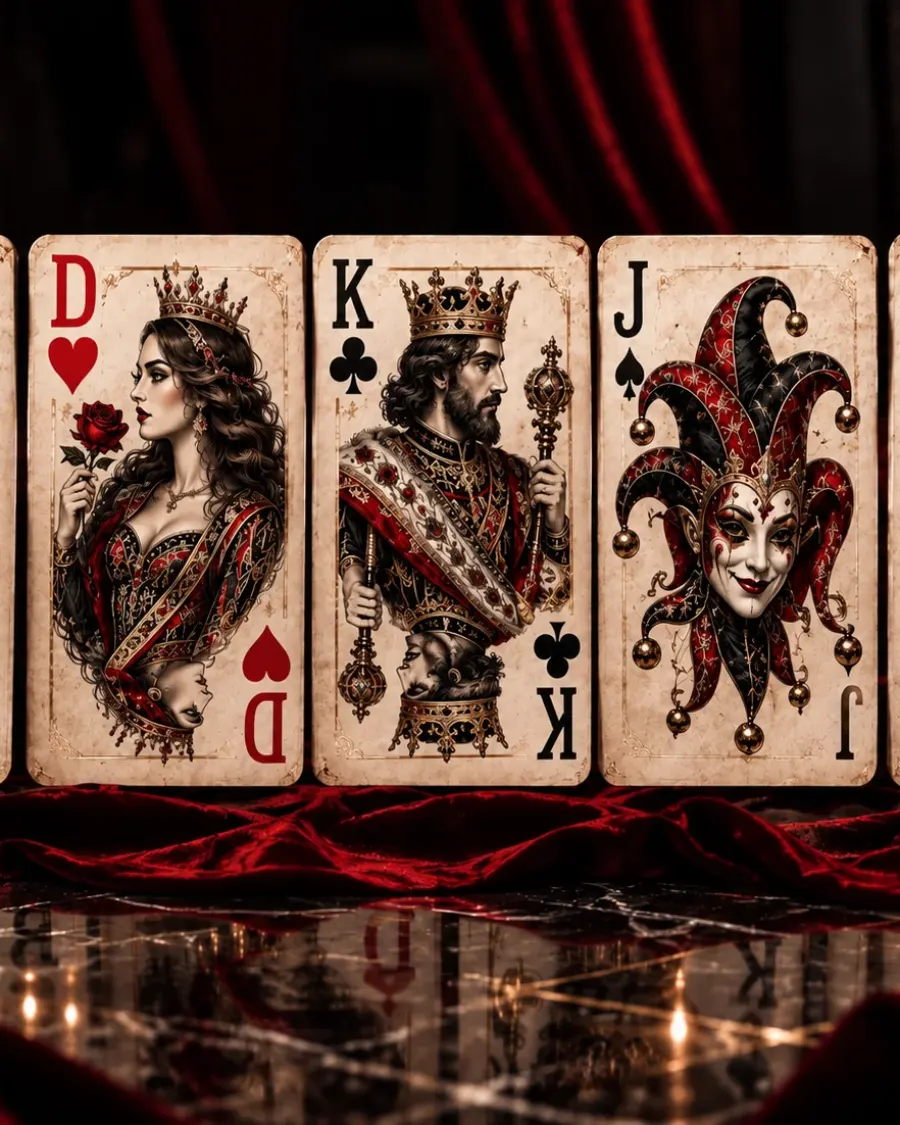 Bube Dame König Ass  oder Joker ..