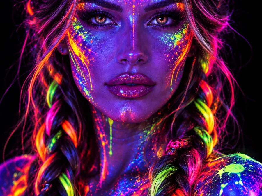 🌈✨ NEON FANTASY ✨🌈 Wenn Farbe zur eigenen Welt wird. 💜💙💚