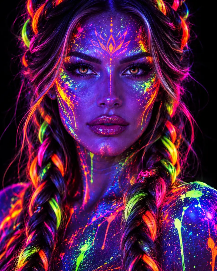 🌈✨ NEON FANTASY ✨🌈 Wenn Farbe zur eigenen Welt wird. 💜💙💚