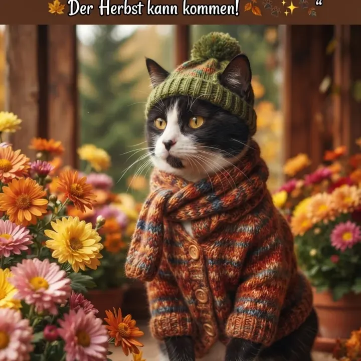 Eingekuschelt in die bunte Jahreszeit