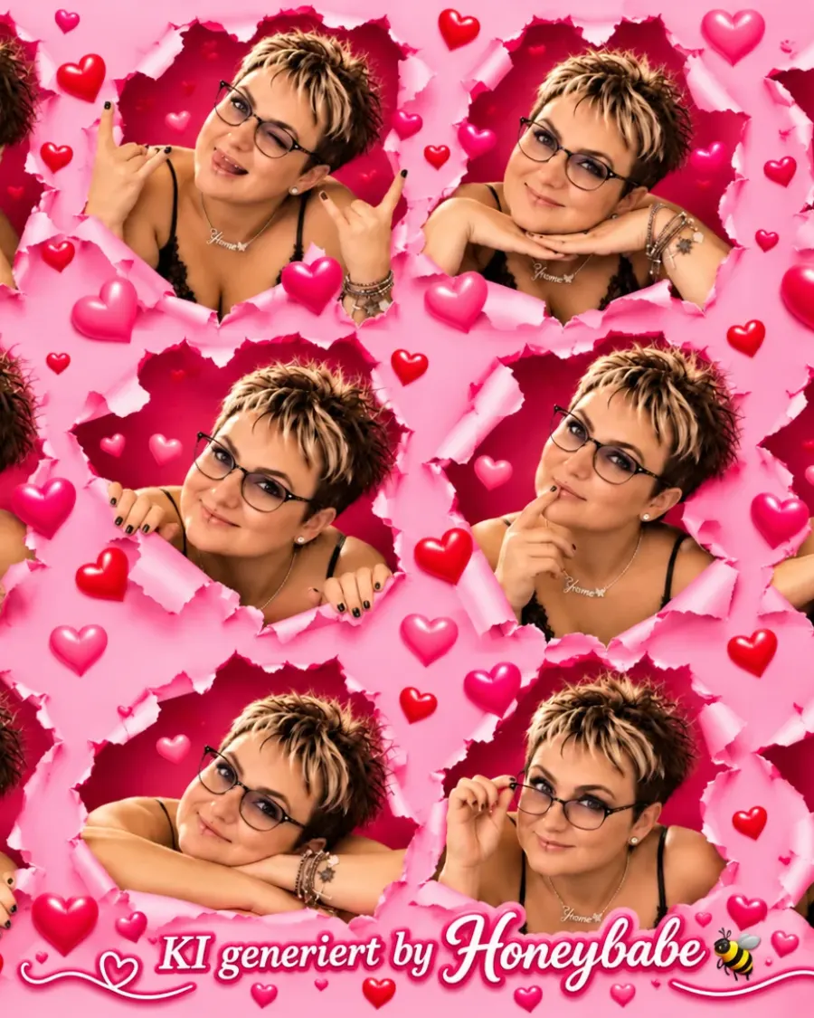 verspielte Valentinstags Collage