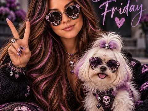 💜 UNIVERSAL „SMILE IT’S FRIDAY“ PROMPT 🐾