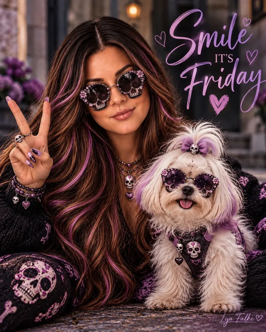 💜 UNIVERSAL „SMILE IT’S FRIDAY“ PROMPT 🐾