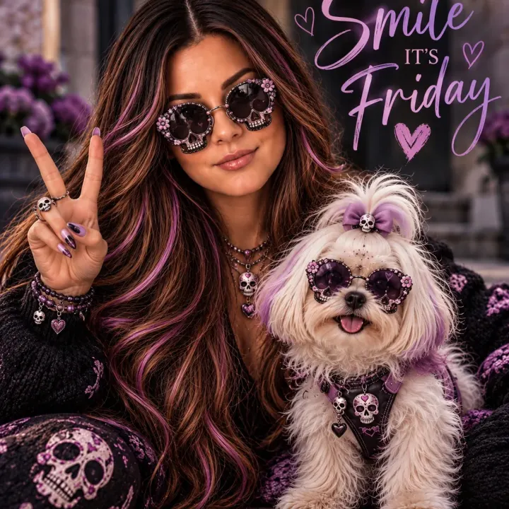 💜 UNIVERSAL „SMILE IT’S FRIDAY“ PROMPT 🐾