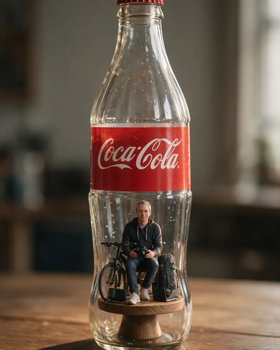 Mini in a bottle
