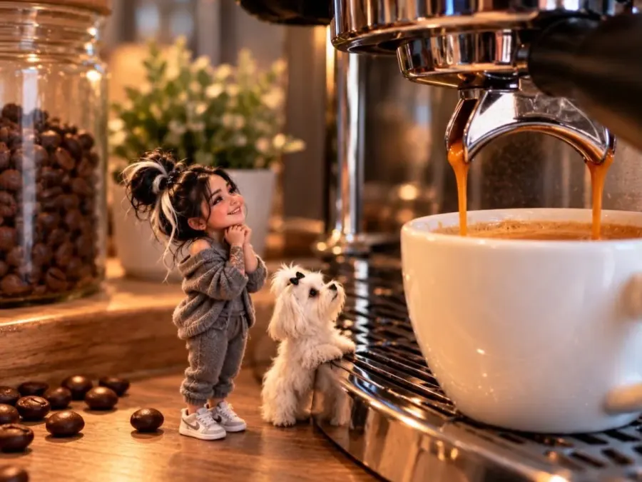 Mini -Kaffee Moment