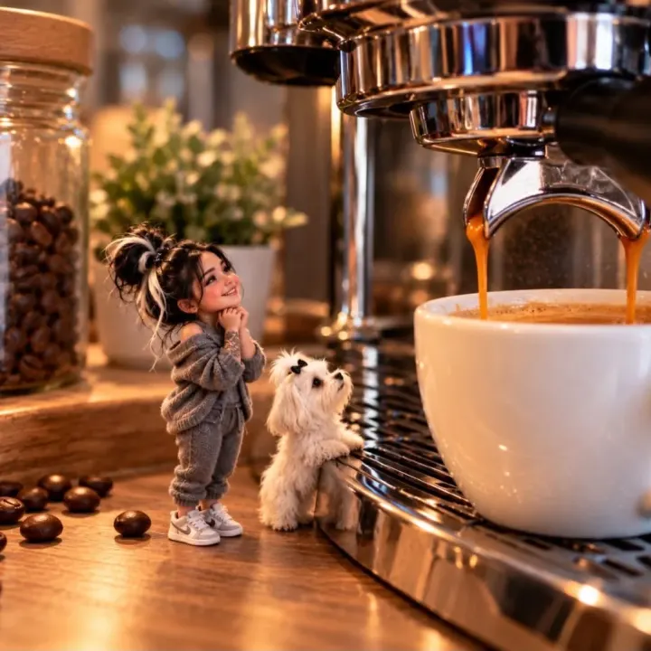 Mini -Kaffee Moment