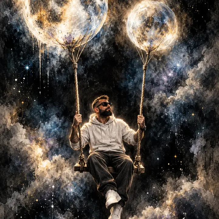Charcoal Cosmic Swing