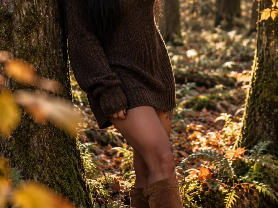 Herbstwald „Zwischen Farn & goldenem Laub“ 🍂