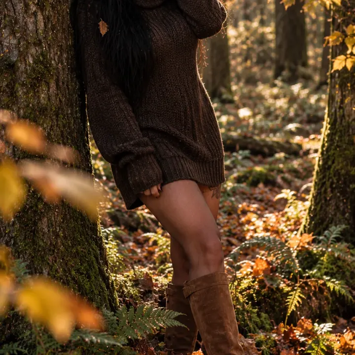 Herbstwald „Zwischen Farn & goldenem Laub“ 🍂