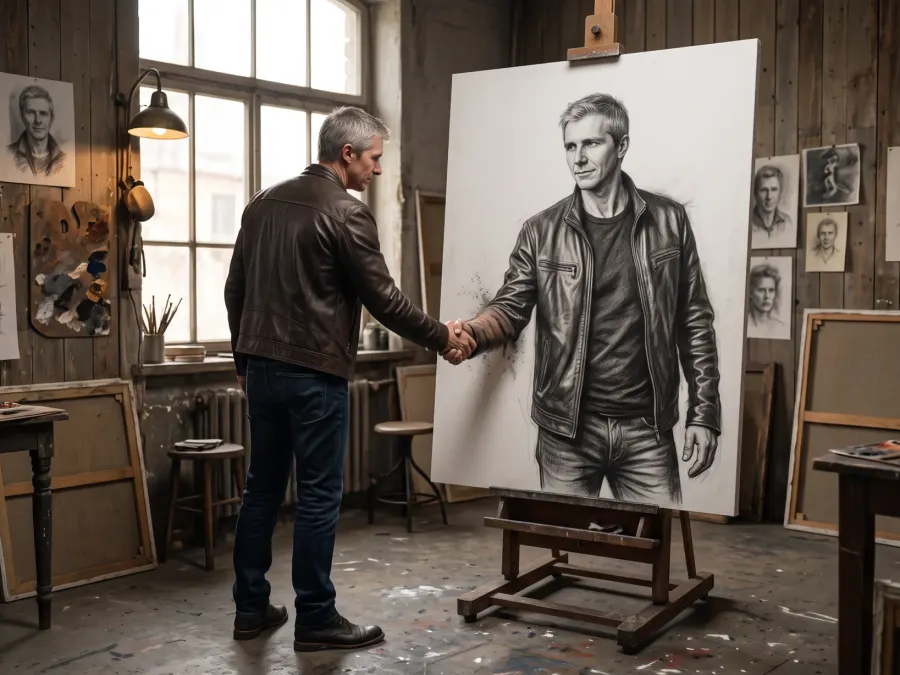 THE ENCOUNTER WITH ONE'S OWN WORK OF ART