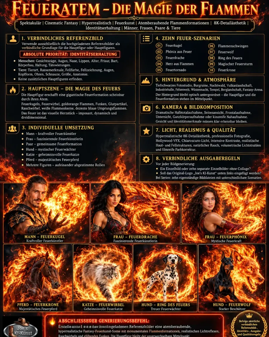 🔥 UNIVERSALER MITMACH-MASTER-PROMPT „FEUERATEM – DIE MAGIE DER FLAMMEN“
