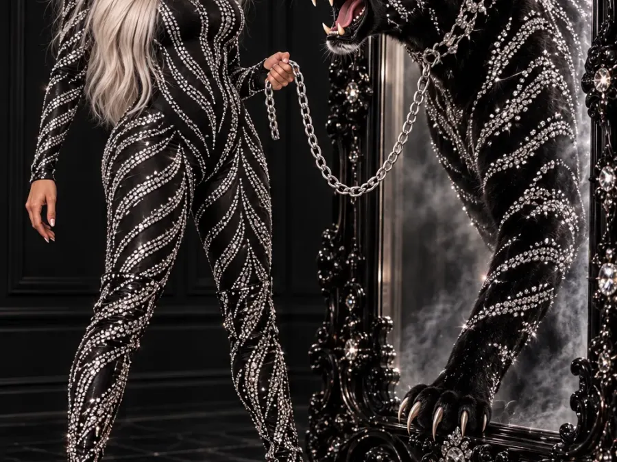 Wenn das Spiegelbild die Ketten sprengt... 🖤