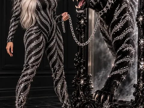Wenn das Spiegelbild die Ketten sprengt... 🖤